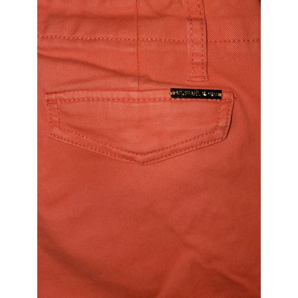 Michael‎ Kors Women's Melon Color Pants With Zipper Accents Size 2